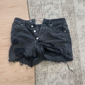 H&M Distressed Denim Shorts
